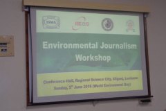 Environmental Journalism Workshop 2016